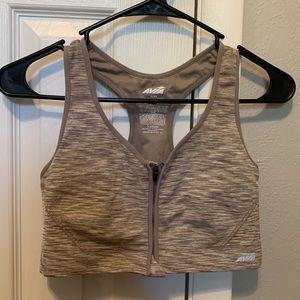 Front Zip Sports Bra XL